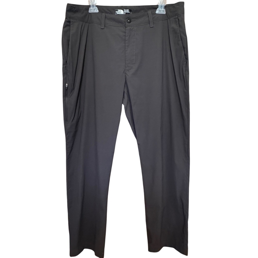North Face Gray Hiking Pants Rock Away 36 Lightweight‎ Outdoor Stretch Gorpcore
